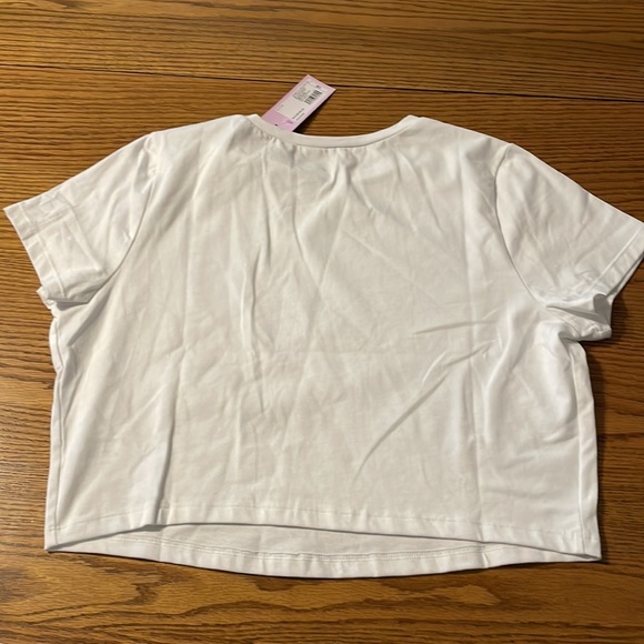 White crop T-shirt - Picture 6 of 6